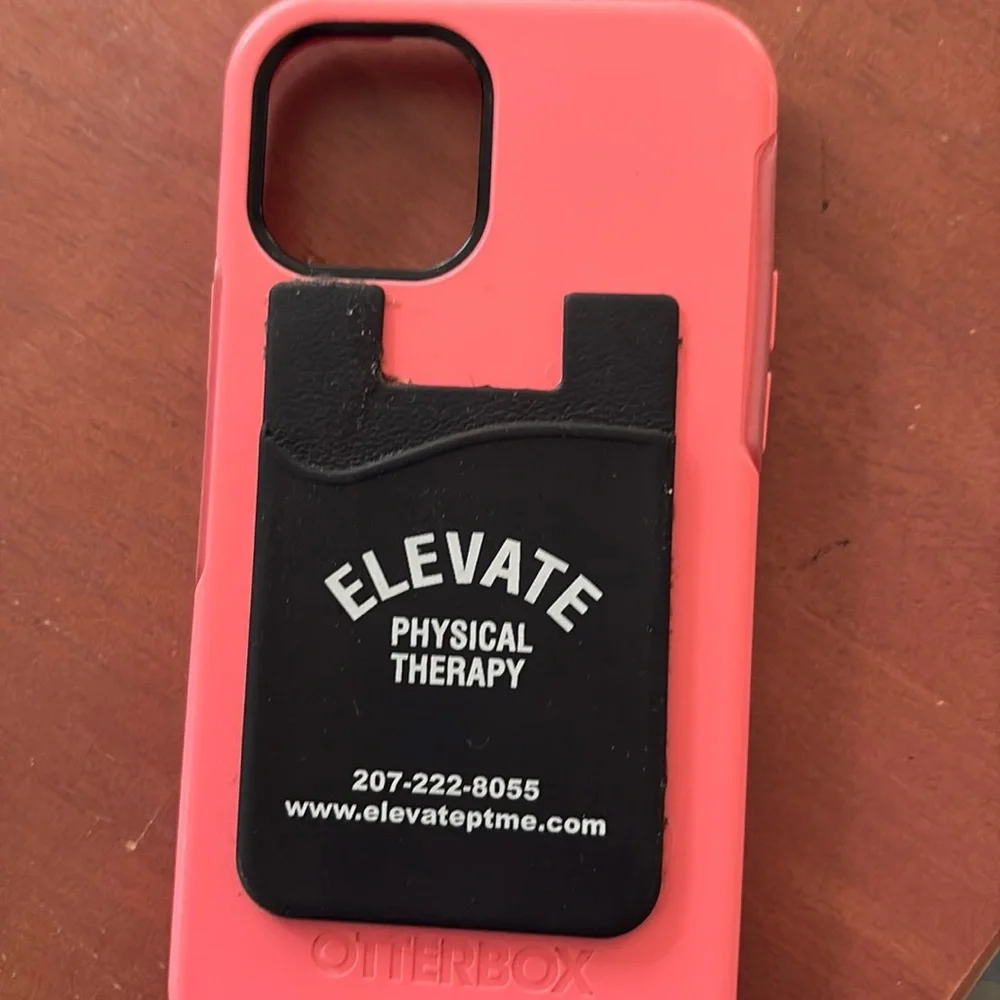 Otter box iPhone 12 pink good used condition
